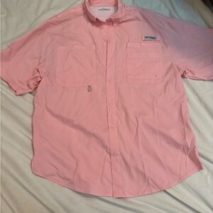 Columbia Men's Light Pink Button Down Shirt